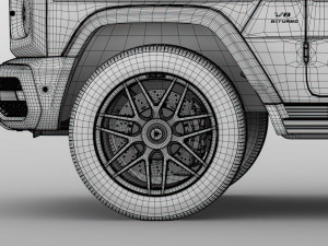 mercedes amg g 63 edition 1 2019 wheel 3Dモデル