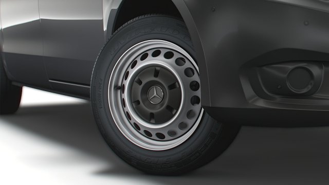 mercedes benz e vito 2020 wheel 3D मॉडल .c4d .max .obj .3ds .fbx .stl .blend 