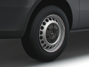 mercedes benz e vito 2020 wheel 3D मॉडल