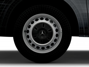 mercedes benz e vito 2020 wheel 3D मॉडल