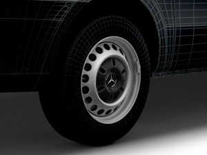 mercedes benz e vito 2020 wheel 3D मॉडल