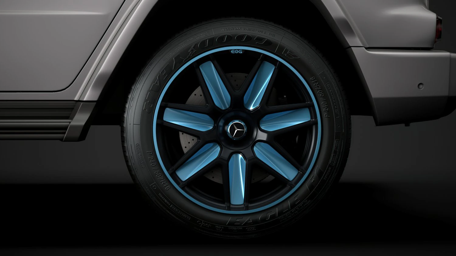 mercedes benz eqg 2022 wheel 3D Model .c4d .max .obj .3ds .fbx .stl .blend