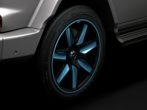 mercedes benz eqg 2022 wheel 3D 模型