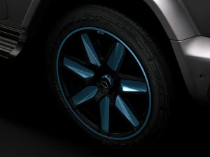 mercedes benz eqg 2022 wheel 3D Model