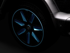 mercedes benz eqg 2022 wheel 3D 模型