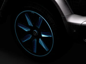 mercedes benz eqg 2022 wheel 3D Model