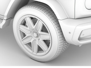 mercedes benz eqg 2022 wheel 3D 模型