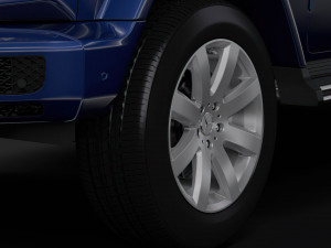 mercedes benz g 350d 2019 wheel 3D Model