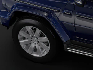 mercedes benz g 350d 2019 wheel 3D Model