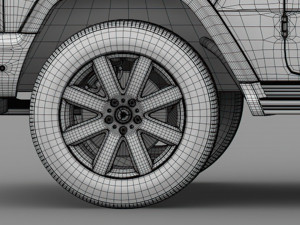 mercedes benz g 350d 2019 wheel 3D Modell