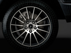 mercedes benz g 550 2020 wheel 3D Модель