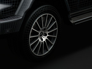 mercedes benz g 550 2020 wheel 3D Модель