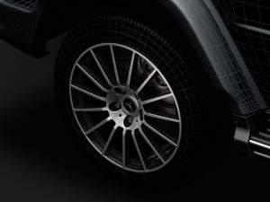mercedes benz g 550 2020 wheel 3D Модель