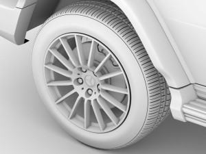 mercedes benz g 550 2020 wheel 3D Модель
