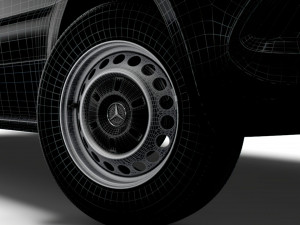 mercedes benz sprinter 2020 wheel 3D-Modell