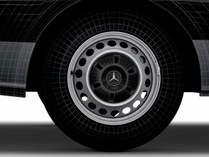 mercedes benz sprinter 2020 wheel 3D-Modell