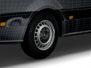 mercedes benz sprinter 2020 wheel 3D-Modell