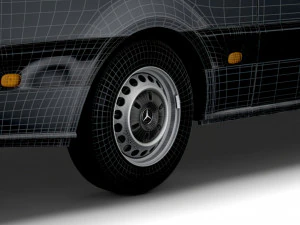 mercedes benz sprinter 2020 wheel 3D Model