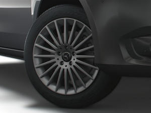mercedes benz vito premium 2020 wheel 3D Model