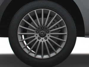 mercedes benz vito premium 2020 wheel 3D Model