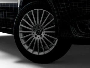 mercedes benz vito premium 2020 wheel 3D Model