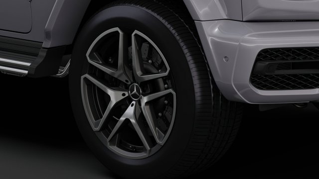mercedes-amg g 63 night packet 2018 wheel 3Dモデル .c4d .max .obj .3ds .fbx .stl .blend 
