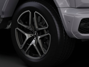 mercedes-amg g 63 night packet 2018 wheel 3D Model
