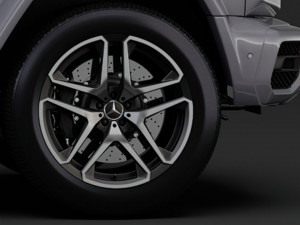 mercedes-amg g 63 night packet 2018 wheel 3Dモデル