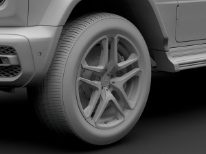 mercedes-amg g 63 night packet 2018 wheel 3Dモデル