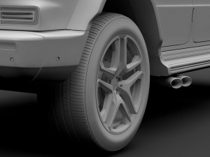 mercedes-amg g 63 night packet 2018 wheel 3Dモデル