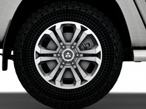 mitsubishi l200 barbarian x 2020 wheel 3D-Modell