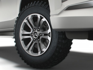 mitsubishi l200 barbarian x 2020 wheel 3D-Modell