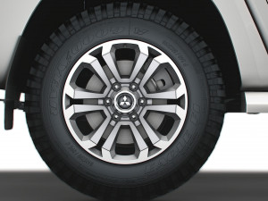 mitsubishi l200 barbarian x 2020 wheel 3D-Modell