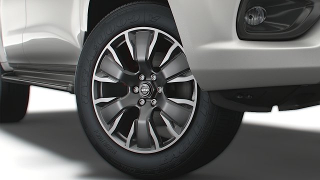 nissan navara 2020 wheel 3D 模型 .c4d .max .obj .3ds .fbx .stl .blend 
