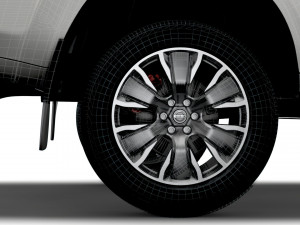 nissan navara 2020 wheel 3D 模型