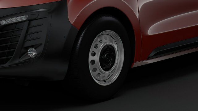 opel vivaro van 2019 wheel Modelo 3D .c4d .max .obj .3ds .fbx .stl .blend 