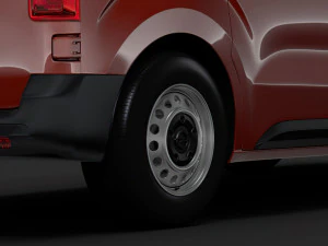 opel vivaro van 2019 wheel 3D Model