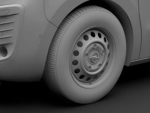 opel vivaro van 2019 wheel 3D Model