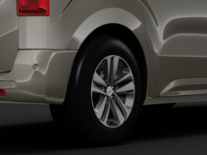opel zafira life 2019 wheel 3Dモデル