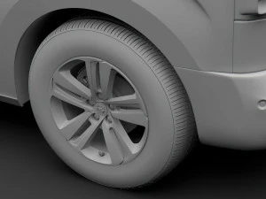 opel zafira life 2019 wheel 3D Model