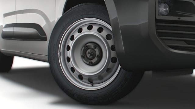 peugeot partner professional 2020 wheel 3Dモデル .c4d .max .obj .3ds .fbx .stl .blend 