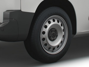 peugeot partner professional 2020 wheel 3Dモデル
