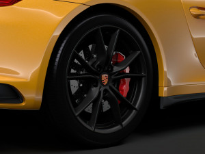 porsche 911 carrera t coupe 2018 wheel Modelo 3D