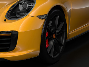 porsche 911 carrera t coupe 2018 wheel Modelo 3D