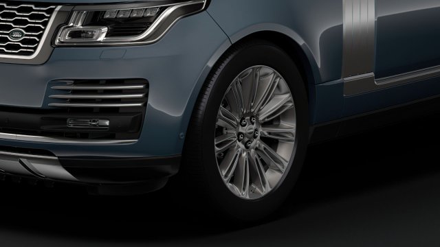 range rover autobiography 2018 wheel Modelo 3D .c4d .max .obj .3ds .fbx .stl .blend 