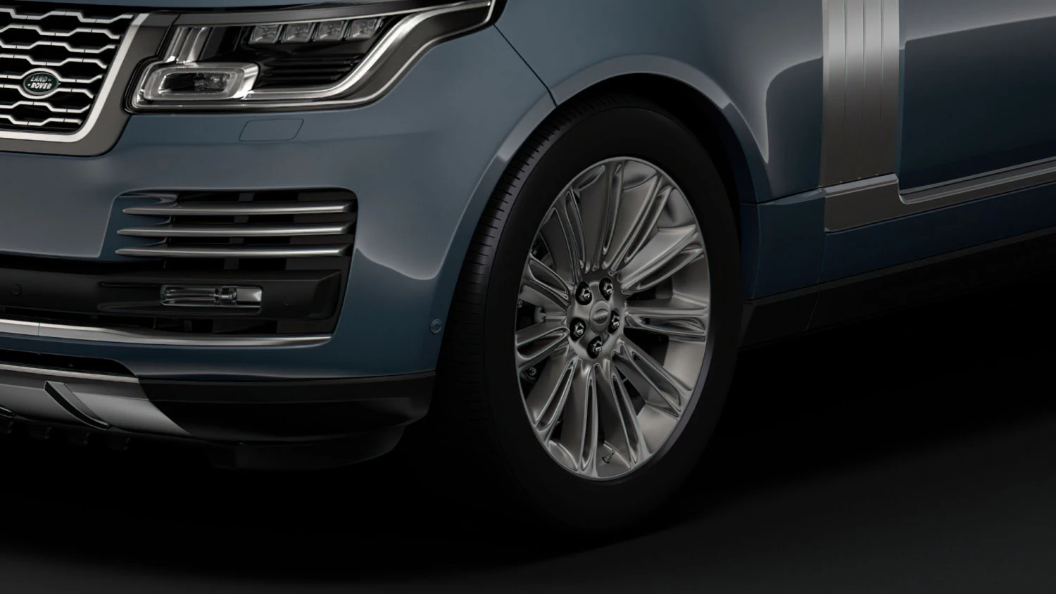 range rover autobiography 2018 wheel 3D Model .c4d .max .obj .3ds .fbx .stl .blend 