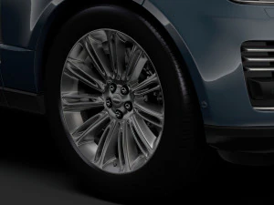 range rover autobiography 2018 wheel 3D Model