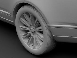 range rover autobiography 2018 wheel Modelo 3D
