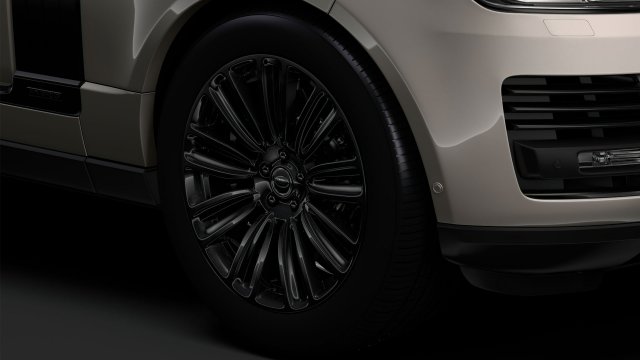range rover autobiography hybrid 2018 wheel 3D Модель .c4d .max .obj .3ds .fbx .stl .blend 