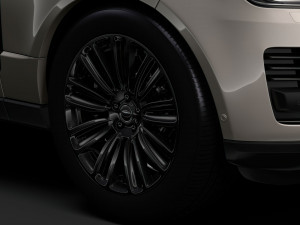 range rover autobiography hybrid 2018 wheel 3D Model